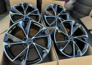 R18 AUDI VW SEAT SKODA AMZ HP861D Black polish 18x8 5x112 (1 foto / 1)