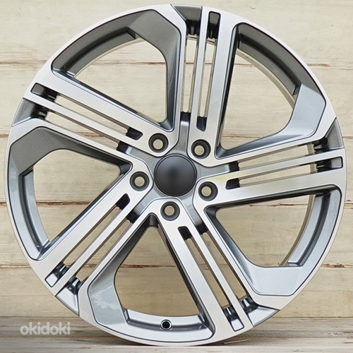 R19 AUDI VW SEAT SKODA 5586 DGP Dark grey polished 19x8.5 5x112