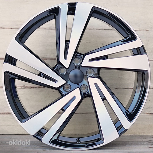 R18 AUDI VW SEAT SKODA MB AMZ 5641 Black polish 18×7.5 5×112