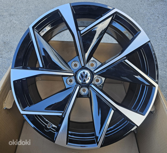 R20 AUDI VW SEAT SKODA MB AMZ 5638 Black polish 20x8 5x112