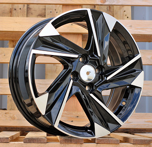 R16x6.5  4X100  ET  45  54.1  Y1220  Black Polished (MB)  For HYUND  (P) (1 foto / 1)