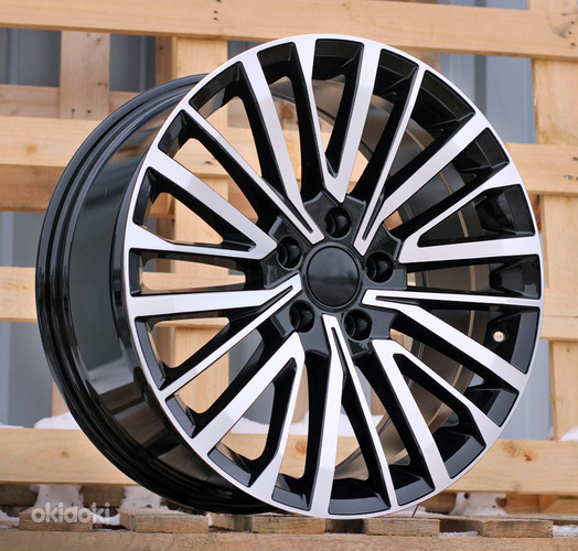 R18x8  5X120  ET  50  65.1  B1515  (FBX530)  Black Polished (MB)  For VW  (Z3)  (HYBRID FORGED (1250kg))