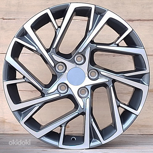 R17 AMZ 3318F MG  17x7  5x114.3  ET: 51  67.1 Color: Gray polished (GM)
