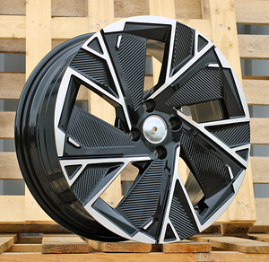 R16x6.5  4X100  ET  37  60.1  IN3625F  (YF5764)  Black Polished (MB)  For RENAU  (Z5)  (HYBRID FORGED New Model) (1 foto / 1)