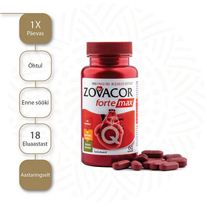Zovacor Forte Qmax N60 tabletid (4 foto / 4)