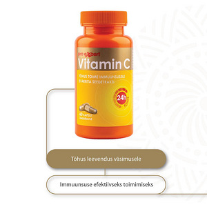 Vitamin C Pro Expert 500mg TR N60 pikatoimelised kapslid (2 foto / 4)