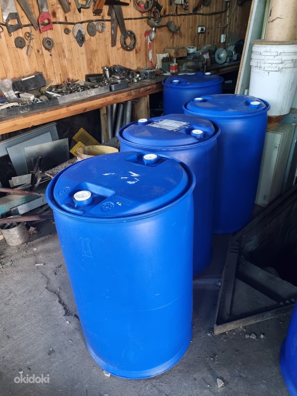 Пищевые HDPE бочки 200l - Jõhvi, Jõhvi vald, Ida-Virumaa, Дом и сад – okidoki