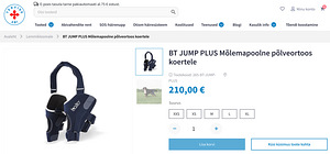 BALTO BT JUMP PLUS mõlemapoolne põlveortoos, s. XXS (5 foto / 5)