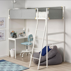IKEA (nari)voodi VITVAL kirjutuslauaga (1 foto / 4)