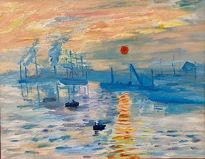 Õlimaal "Impressioon. Tõusev päike" (1 foto / 1)