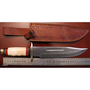 Нож bowie, нержавеющая сталь,чехол из натуральной кожи