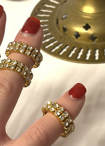 Large rings Set + FREE 2 rings (4 foto / 4)