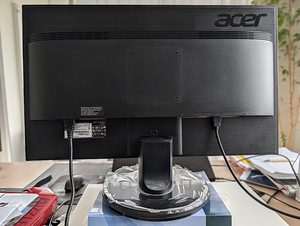 Монитор Acer k272hul, 2К, IPS матрица - на детали / ремонт (4 фото из 4)