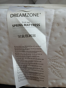 Матрас DREAMZONE PLUS S65 (160x200) — Пружины + Кокос + Aloe (1 фото из 4)