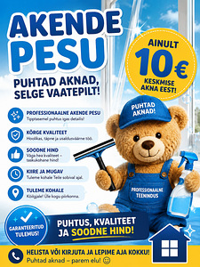 Aknadpesu=/мойка окон (1 фото из 1)