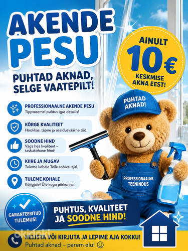 Aknadpesu=/мойка окон