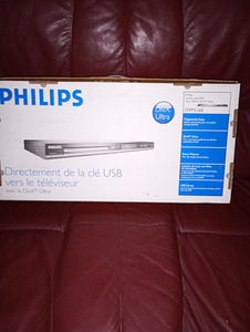 DVD-плеер Philips, новый, в упаковке, комплектный, с пультом (1 фото из 5)
