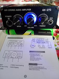 Võimendi HI FI 2×60w / 2× 20w uus pakendis (5 foto / 8)