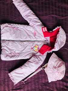 Шапка Lenne + Disney Princess куртка 3-4 Y, 104-110