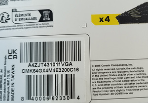 Corsair vengeance lpx ddr4 4x16 64 gb 3200 mhz. (2 foto / 3)