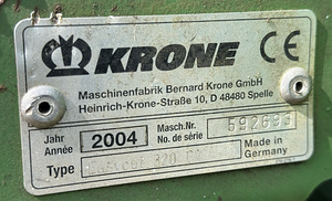 Krone Easy Cut 320CV. Heina, silo niiduk (5 foto / 6)