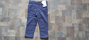 Хлопковые брюки, новые, Denim&Co, размер: 92см