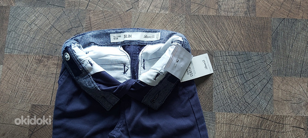 Хлопковые брюки, новые, Denim&Co, размер: 92см (фото #4)