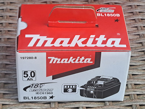 UUS MAKITA 18V 5.0AH BL1850B LI-ION aku