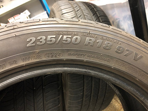 Шины KUMHO CRUGEN HP71 235/50 18, 8 мм, как новые! (3 фото из 4)