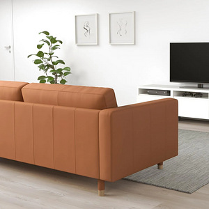 IKEA LANDSKRONA 3-местный диван-кровать — натуральная кожа (GRANN) — (2 фото из 6)