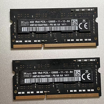 2x 4 ГБ SK hynix DDR3 RAM
