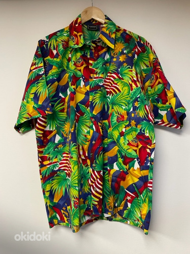 Рубашка версаче, 1980-е, новый старый сток (фото #1)