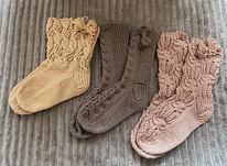 Кружевные носки ручной работы 35, 36 и 39