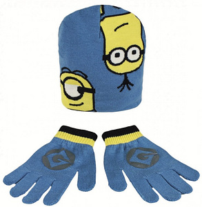 UUS Minions komplekt müts ja kindad 50/52 (3 foto / 3)