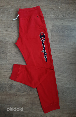 Champion красные спортивные штаны L