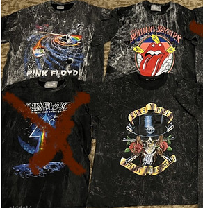 T särk, pink Floyd, Rolling Stones, Guns N’ Roses (1 foto / 1)