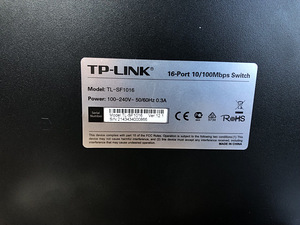 Jagaja (Switch) TP-Link TL-SF1016 (4 foto / 4)