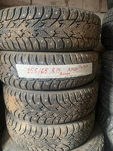 4x100 155/65 r14 диски с резиной (1 фото из 3)