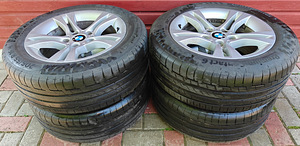 R16" BMW 5x120 Style268 koos suverehvidega 205/55R16" (2 foto / 7)