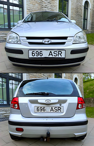 HYUNDAI GETZ / AVARIIVABA / TÜV 08.2025 (5 foto / 15)