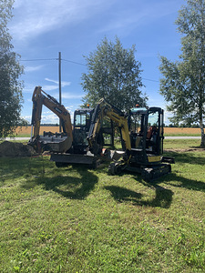 Ekskavaatori rent 2,4t ja 3,5t juhiga ja juhita (1 foto / 1)