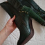 Сапоги кожаные,темно-зеленые,новые,размер 37-38. (фото #2)