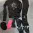 JIV комплект брюк для фигурного катания+кофта+повязка (фото #1)