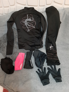 JIV komplekt uisupüksid+kampsun+peapael+kindad (1 foto / 3)