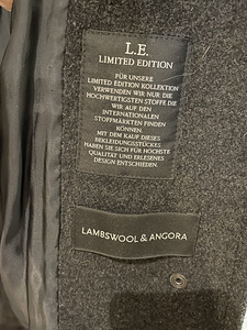 Mantel Gil Bert, lammas + angoora, limited edition (2 foto / 3)