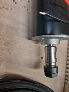 CNC spindel 500w + toiteplokk + juhtmed. Töökorras (3 foto / 6)