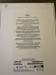 Apple iPad 10Gen.10,9” 256GB WI-Fi+Cellular(LTE) (3 foto / 4)
