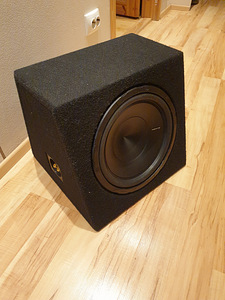 Subwoofer 500w rms, closed box 30 L (1 foto / 4)