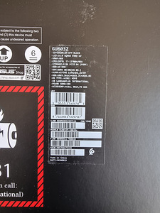 ASUS ROG Zephyrus M16 ,i7, 24GB, 1TB, RTX3060 Garantiiga (5 foto / 5)