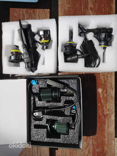 Led pirnid H4, 9006, H8-9-11.